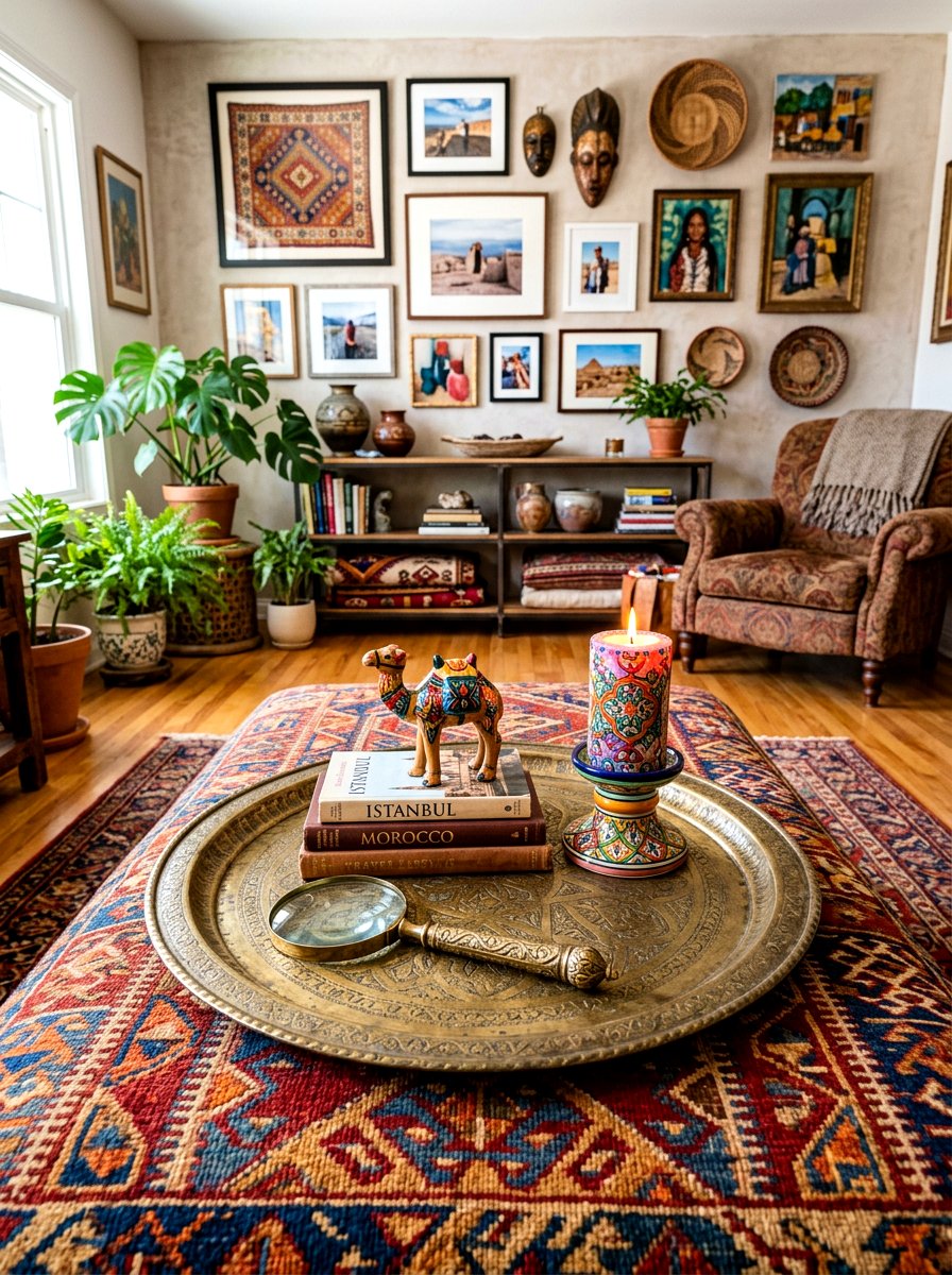 25 Pretty Spring Ottoman Tray Ideas for a Stylish Living Room