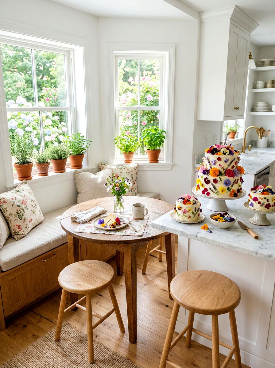 Edible Flower Accents - 25 Spring Afternoon Tea Decor Ideas