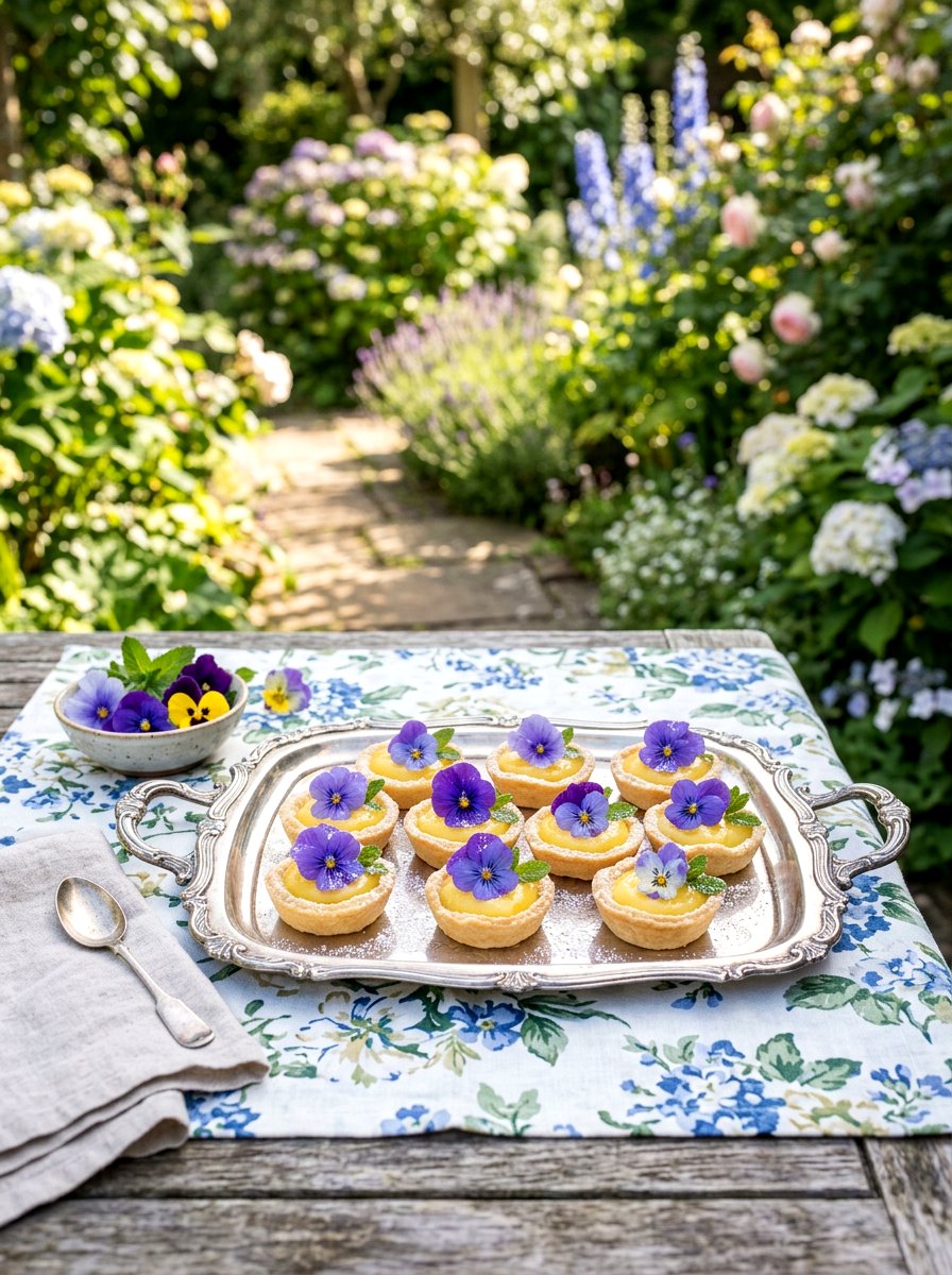 Edible Flower Garnish - 25 Spring High Tea Decor Ideas