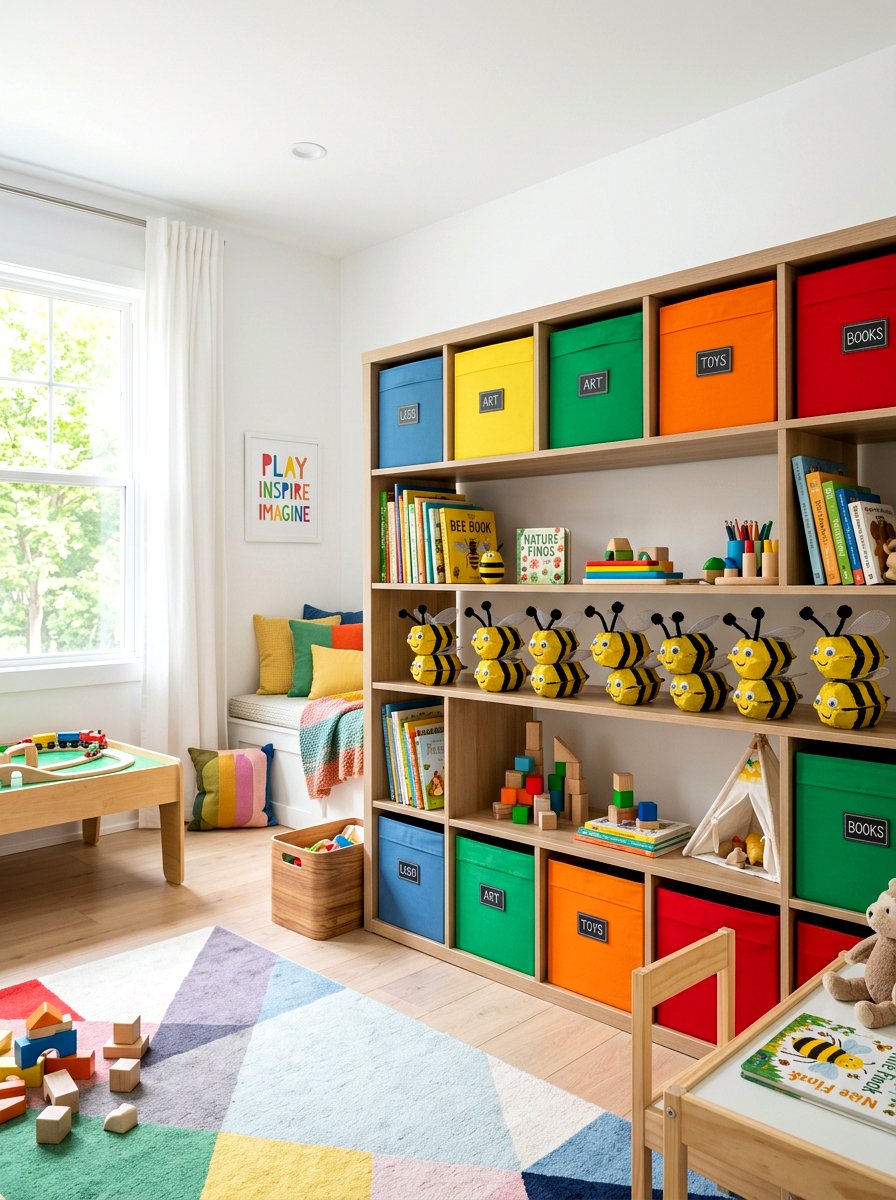 Egg Carton Bee - 25 Spring Kids Craft Ideas