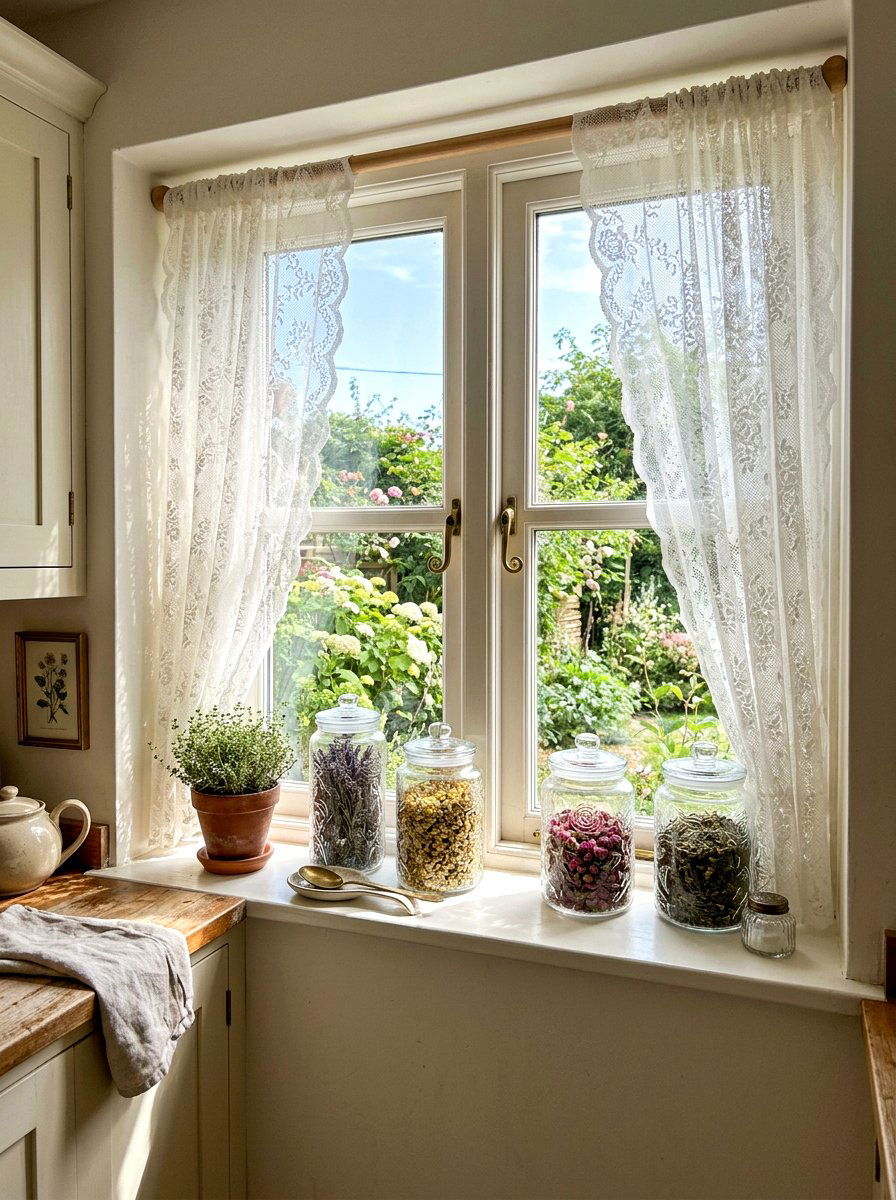 Embossed Glass Jars - 25 Spring Kitchen Canisters Ideas