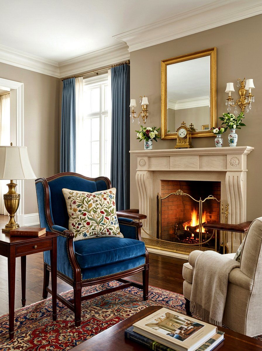 Embroidered Botanical Pillow - 25 Spring Pillow Cover Ideas