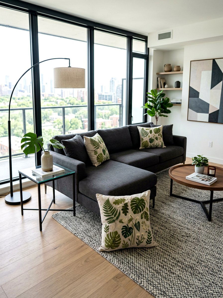 Embroidered Botanical Throw Pillow - 25 Spring Floral Pillow Ideas