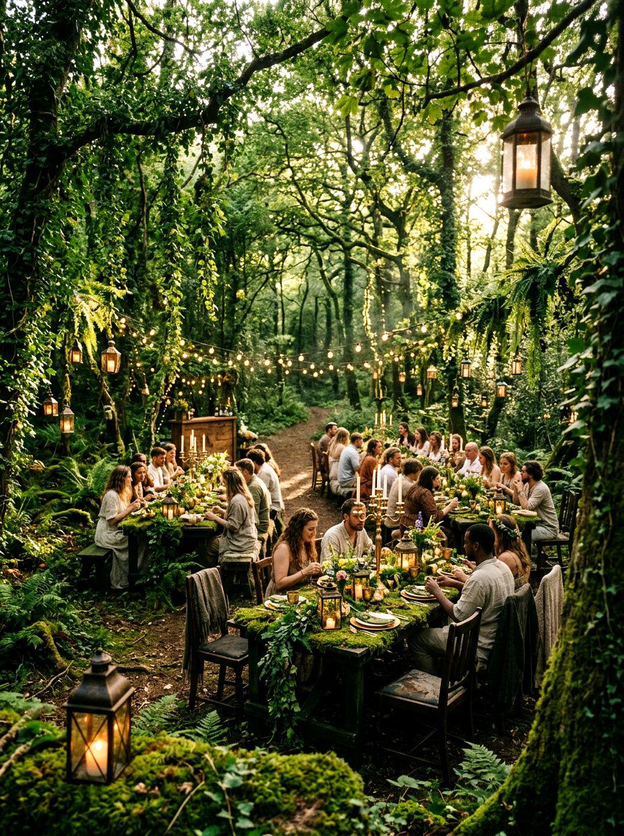 Enchanted forest party - 25 Spring Birthday Party Decor Ideas