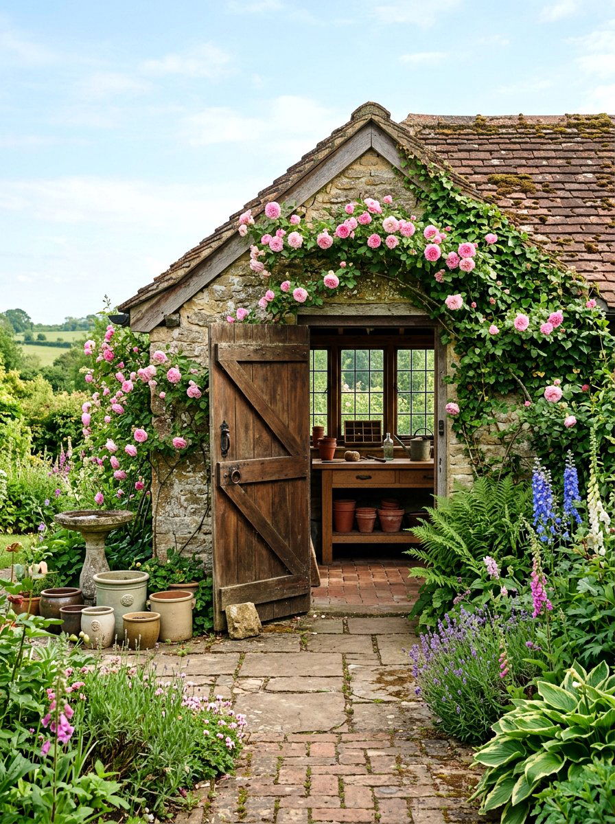 25 Spring Potting Shed Decor Ideas for a Dreamy Garden Space