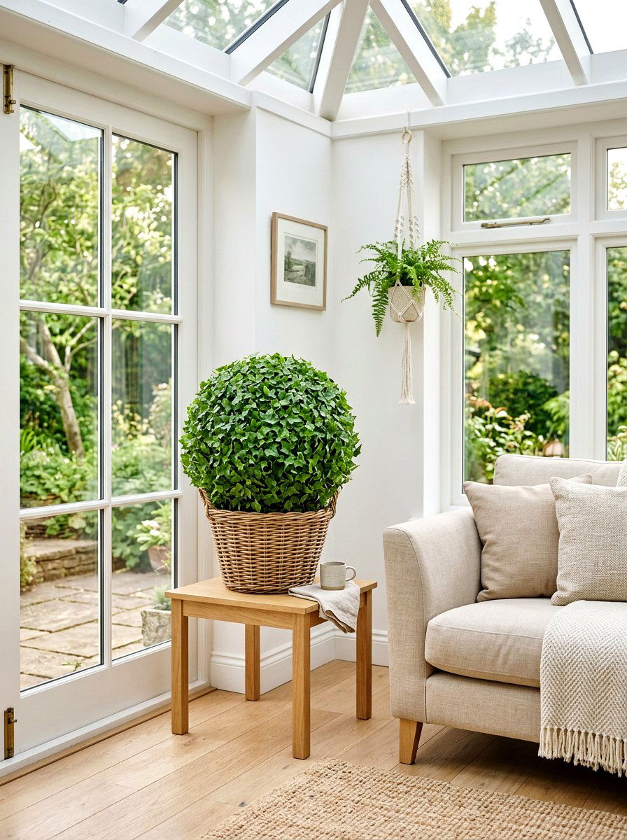 English Ivy Sphere - 25 Spring Ivy Topiary Ideas