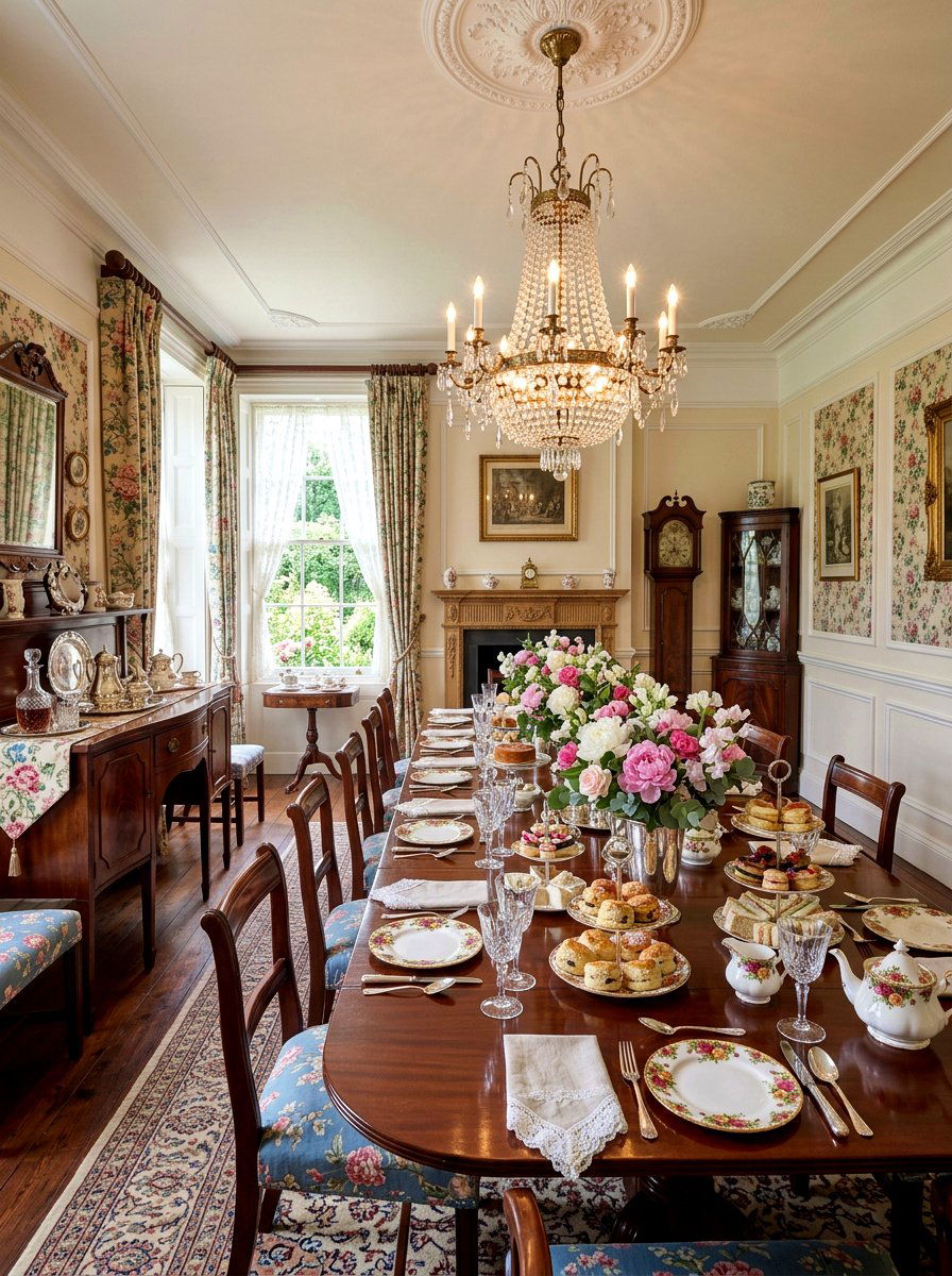 English Tea Party - 25 Spring Dinner Party Decor Ideas