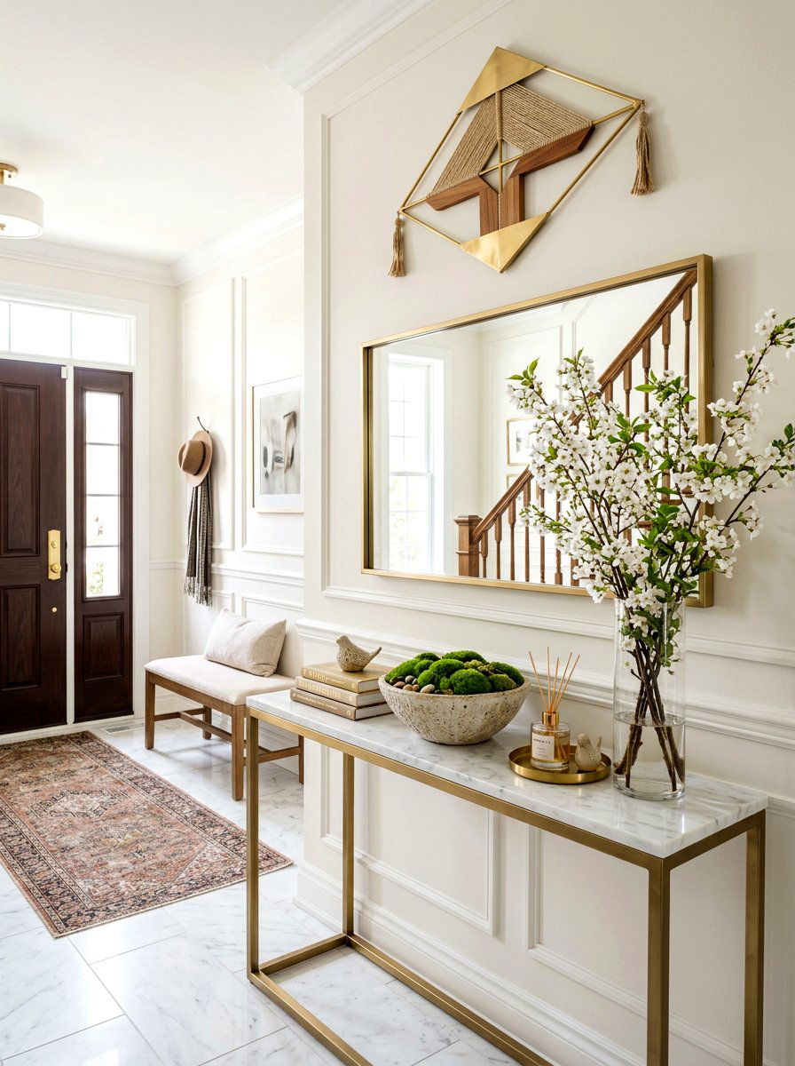 Entryway Console Kite Accent - 25 Spring Kite Decor Ideas