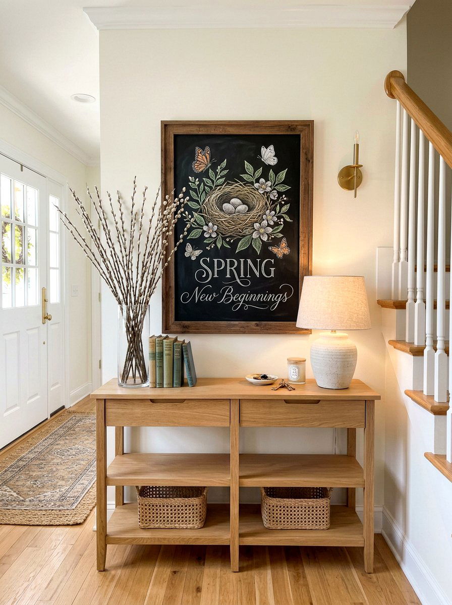 25 Creative Spring Chalkboard Sign Ideas for Your Entryway