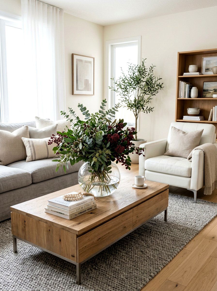 Eucalyptus And Berry Branch Mix - 25 Spring Berry Branch Decor Ideas