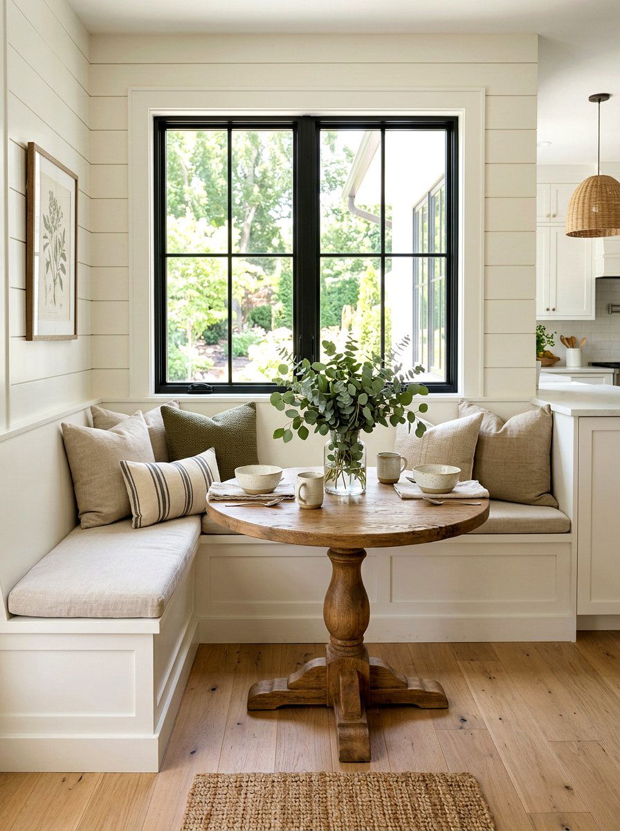 Eucalyptus Breakfast Nook Centerpiece - 25 Spring Eucalyptus Decor Ideas