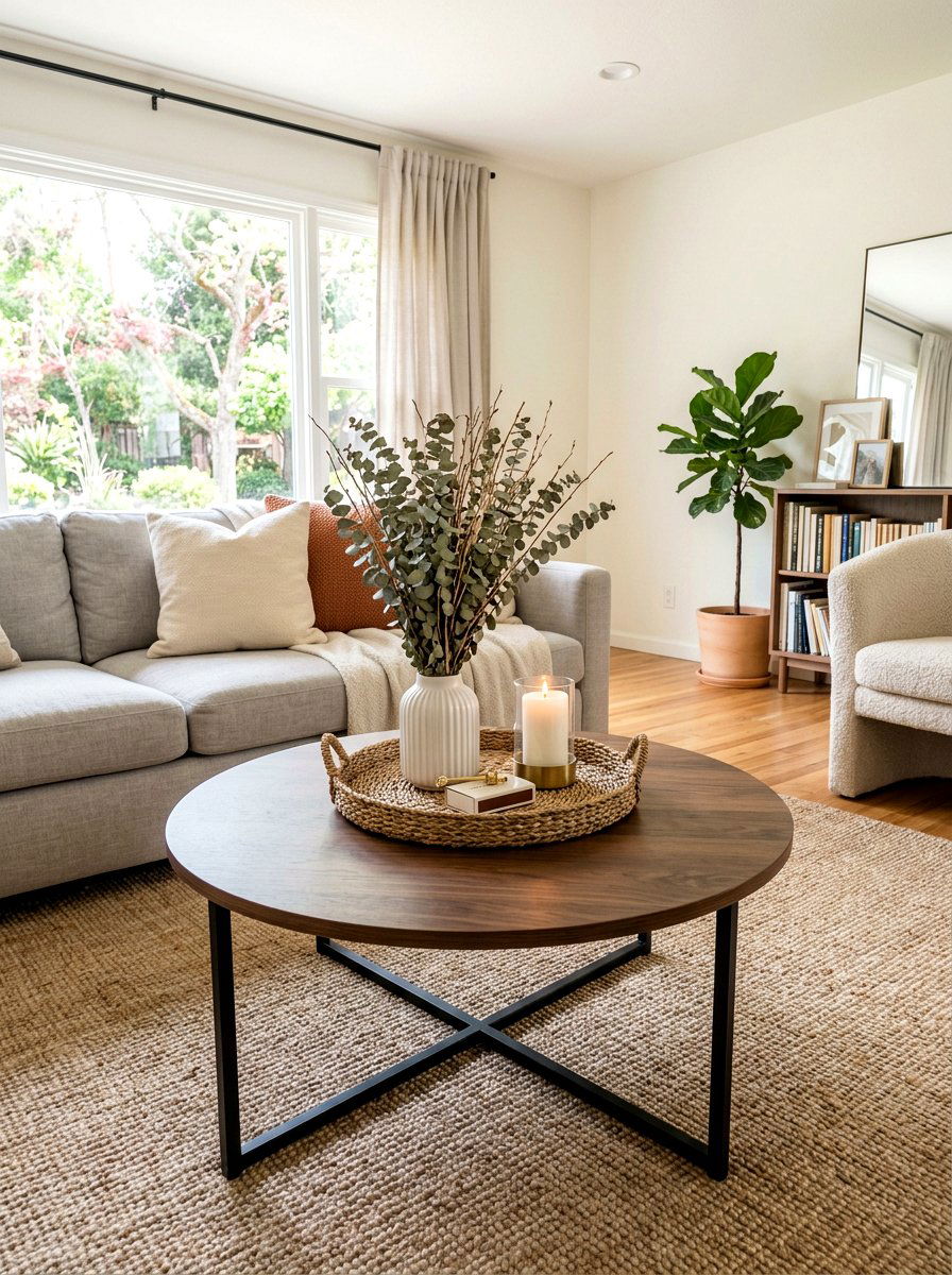 Eucalyptus Coffee Table - 25 Spring Dried Eucalyptus Ideas