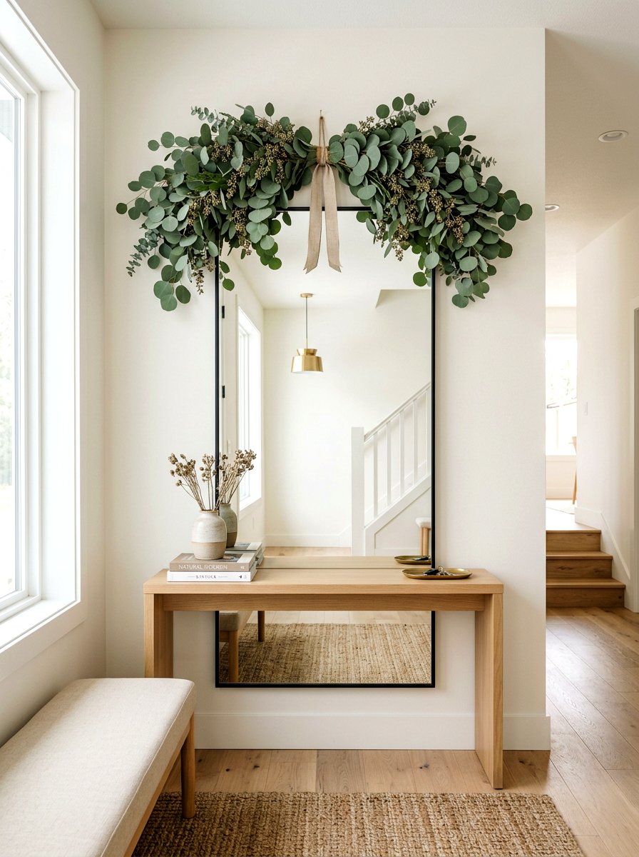Eucalyptus Hanging Swag - 25 Spring Swag Arrangement Ideas