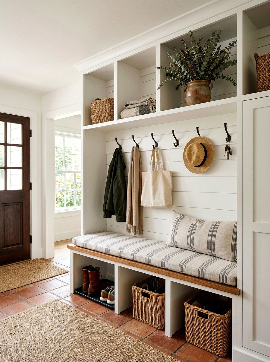 Eucalyptus Mudroom Decor - 25 Spring Dried Eucalyptus Ideas