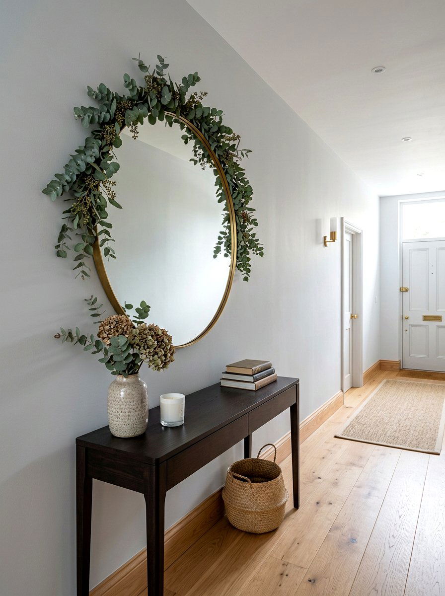 Eucalyptus Round Mirror Decor - 25 Spring Eucalyptus Decor Ideas