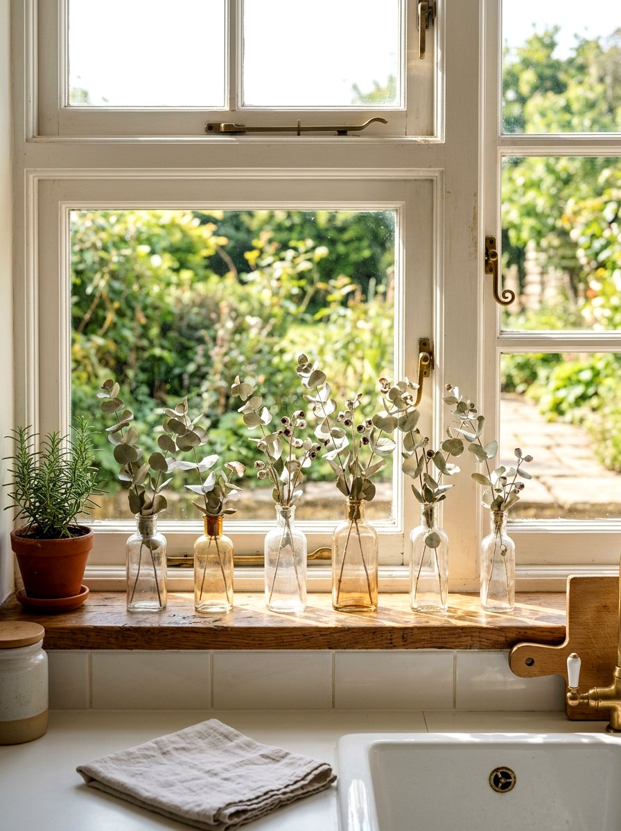 Eucalyptus Window Display - 25 Spring Dried Eucalyptus Ideas