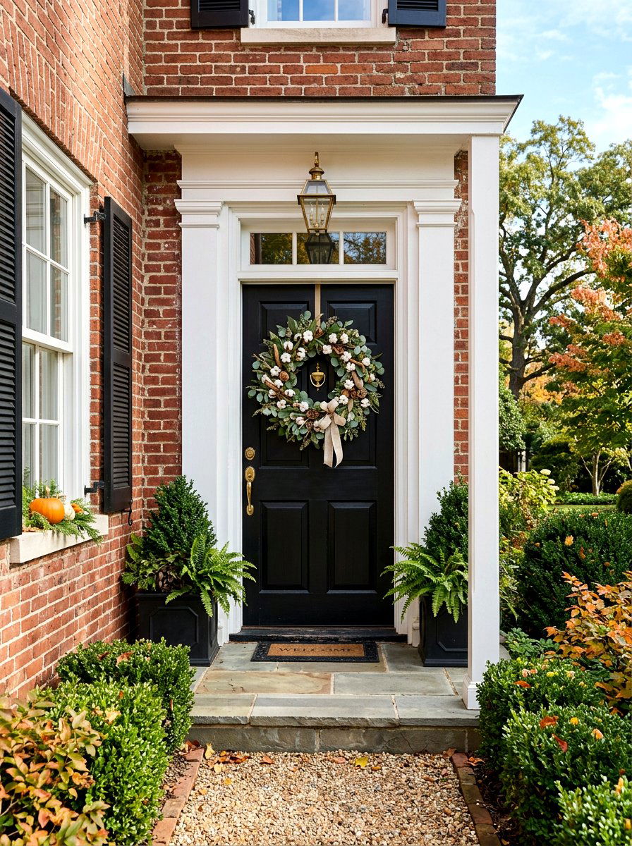Eucalyptus With Cotton Bolls - 25 Spring Eucalyptus Wreath Ideas