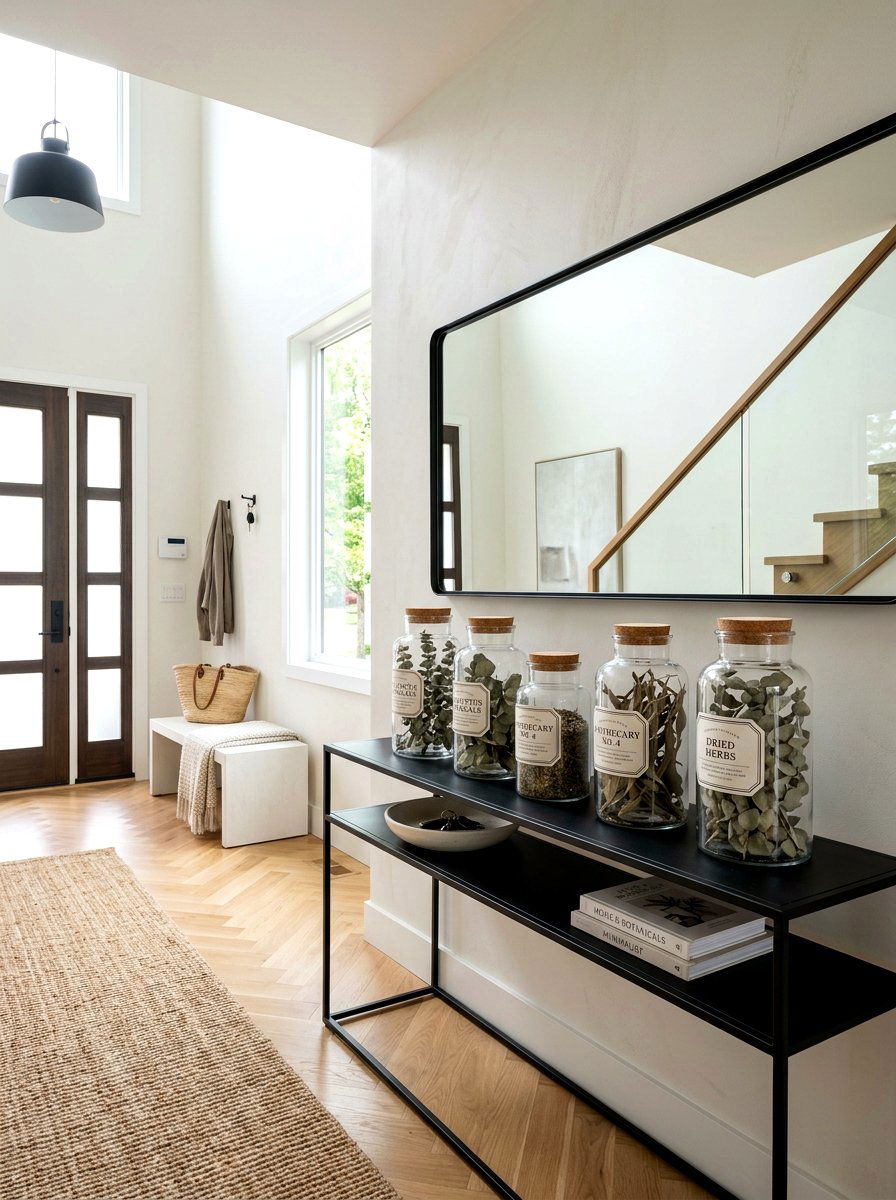 Eucalyptus apothecary jar - 25 Spring Apothecary Jar Decor Ideas