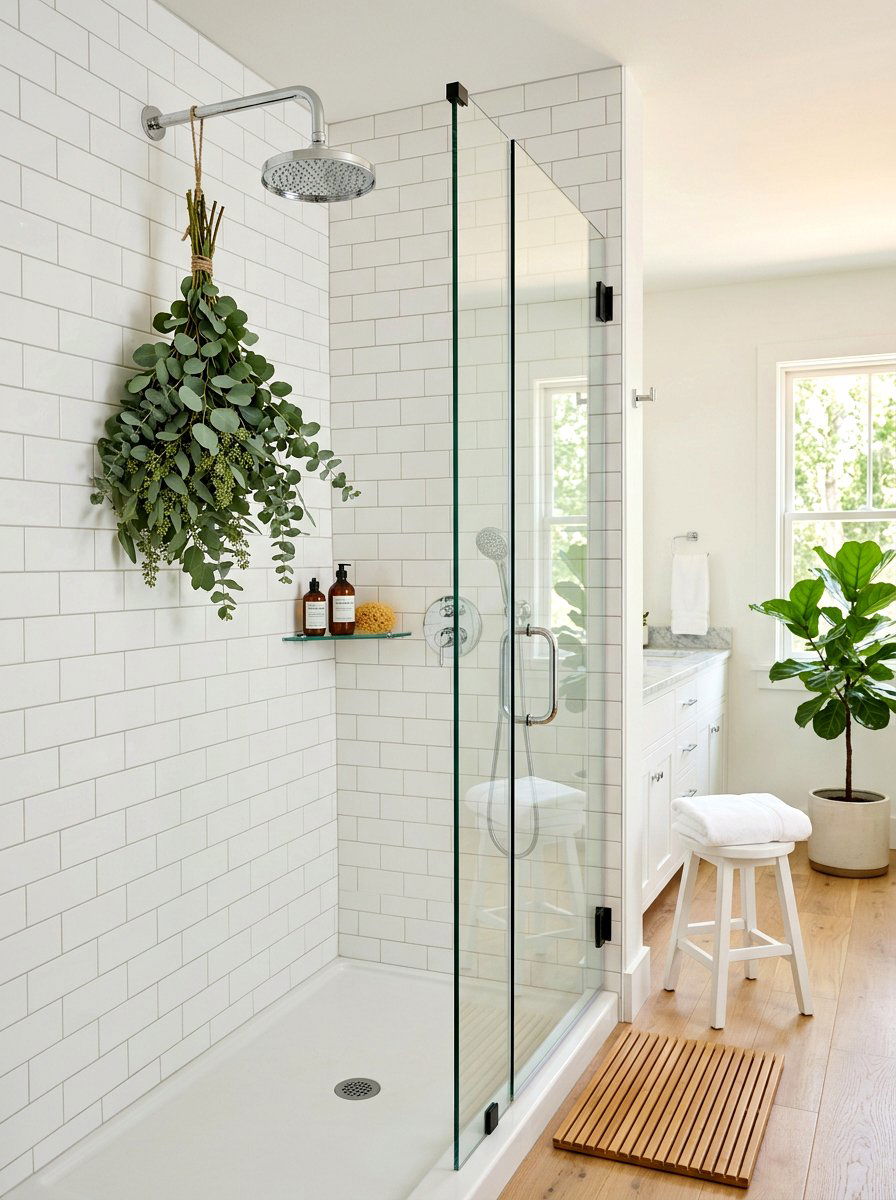 Eucalyptus shower greenery - 25 Spring Botanical Decor Ideas