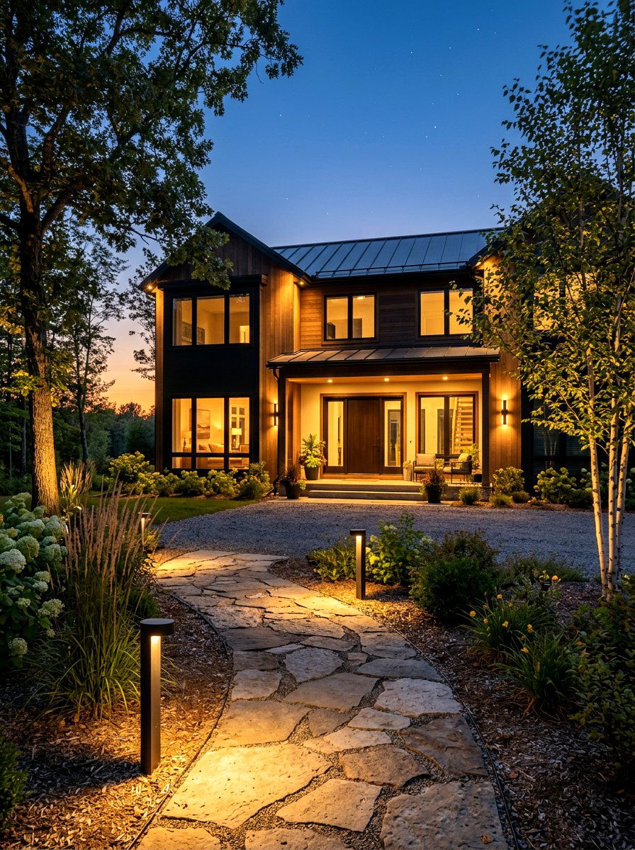 Exterior House Lighting - 25 Spring Real Estate Staging Ideas