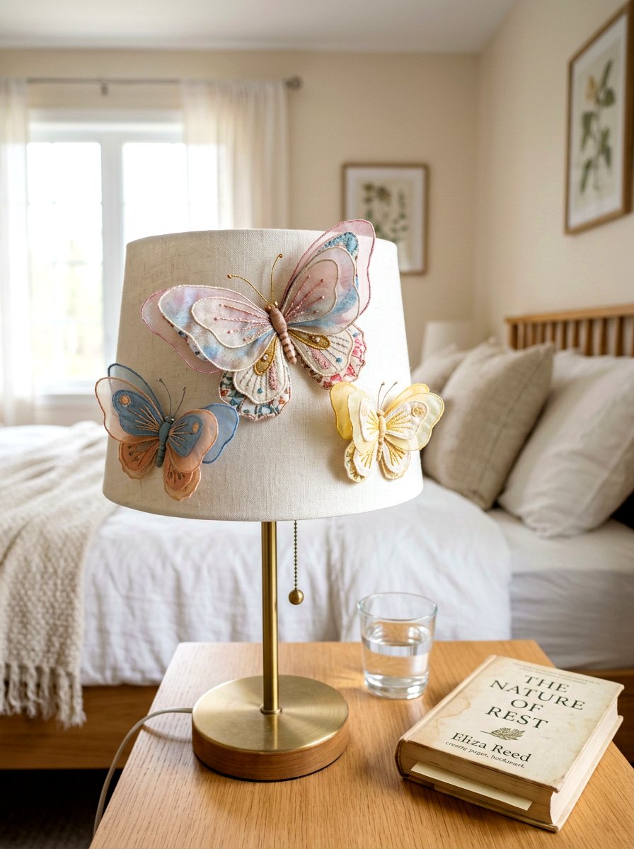 Fabric Butterfly Accessory - 25 Spring Fabric Craft Ideas