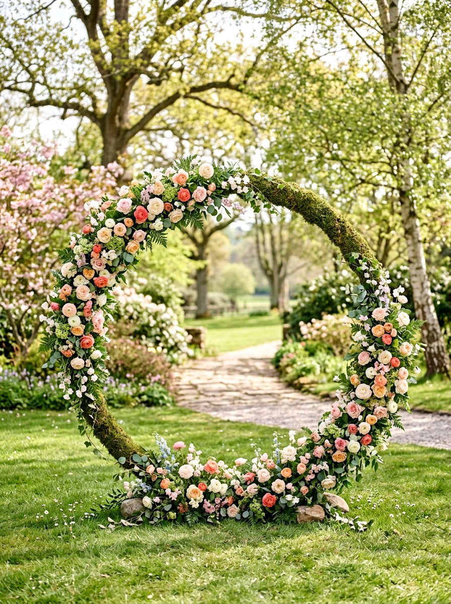 Fabric Drape - 25 Spring Wedding Backdrop Ideas