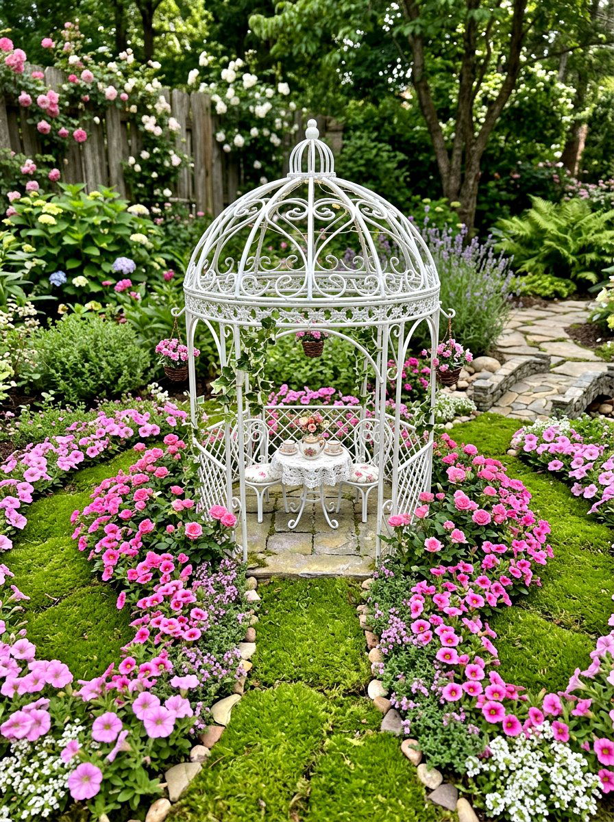 Fairy Garden Gazebo - 25 Spring Miniature Garden Ideas