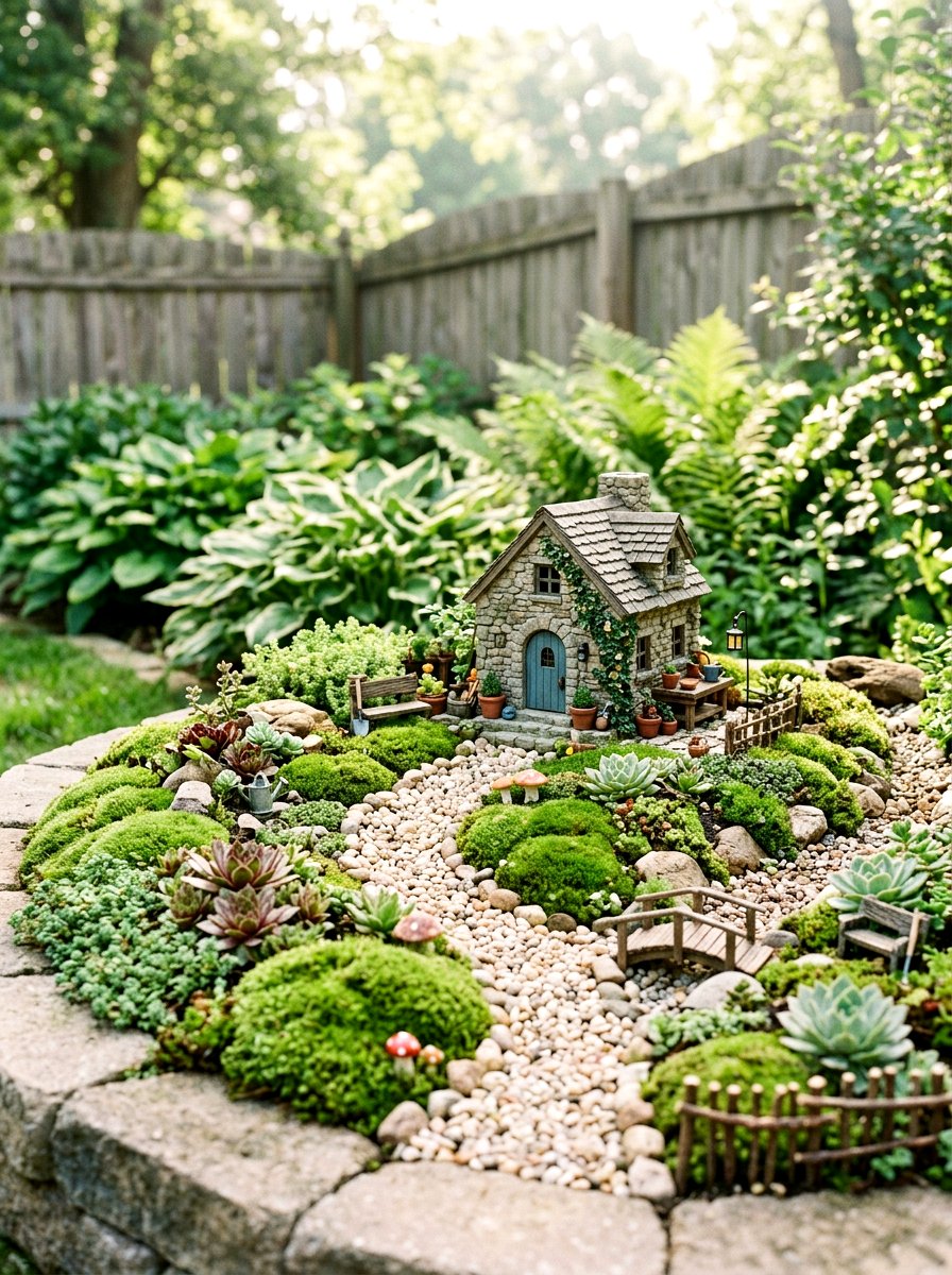 Fairy Garden Layout - 25 Spring Backyard Corner Decor Ideas