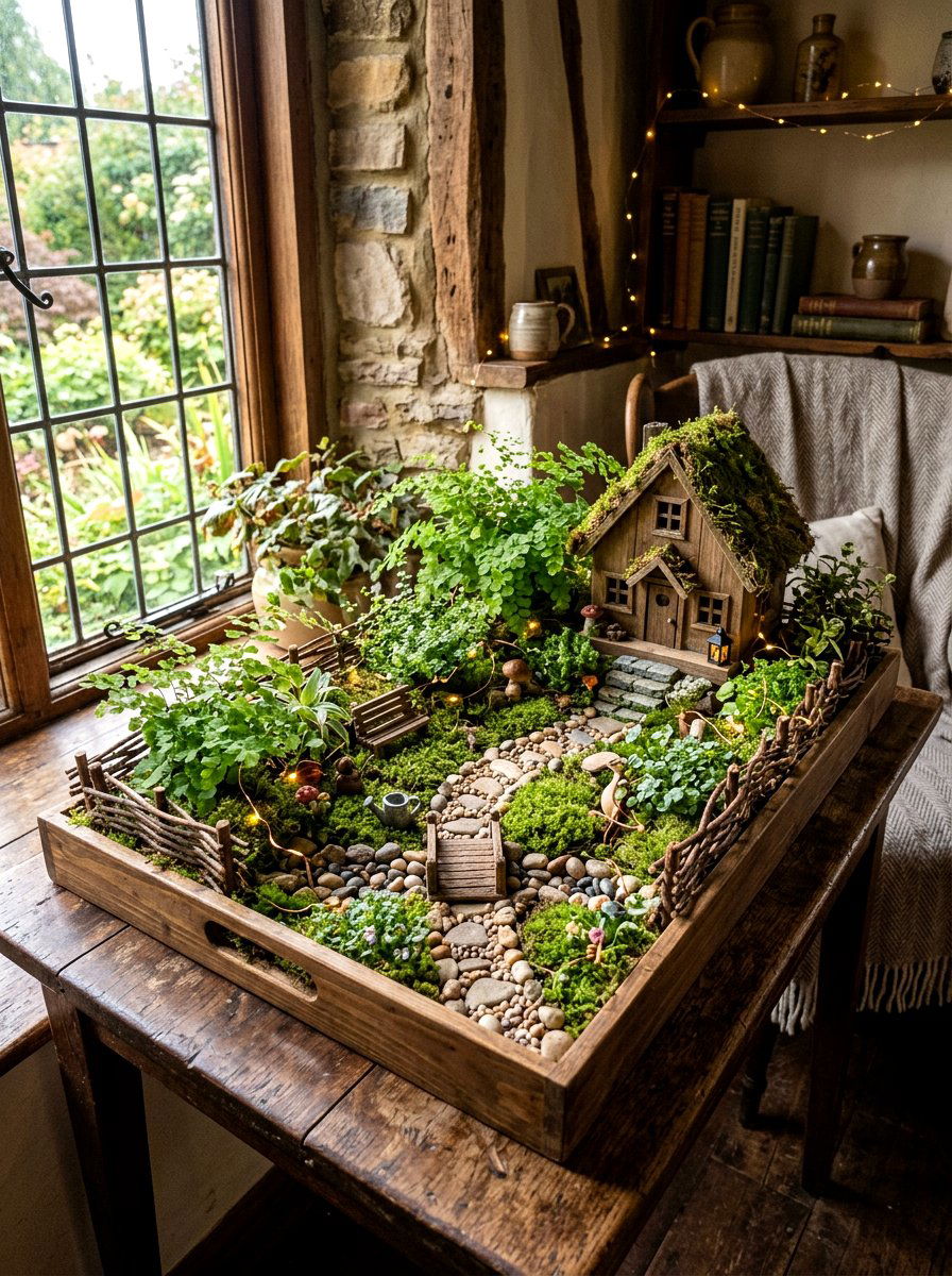 Fairy Garden Nature Table - 25 Spring Nature Table Ideas for Kids