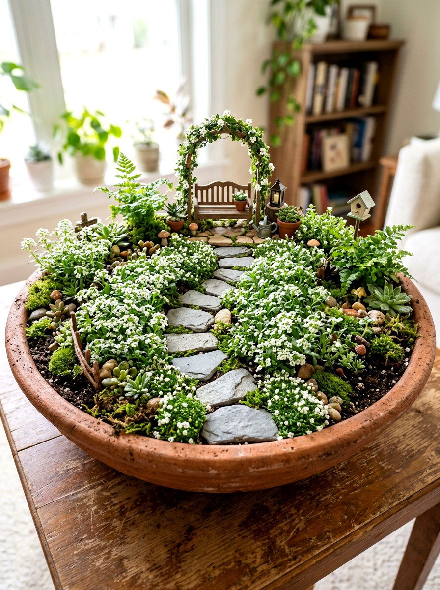 Fairy Garden Path - 25 Spring Miniature Garden Ideas