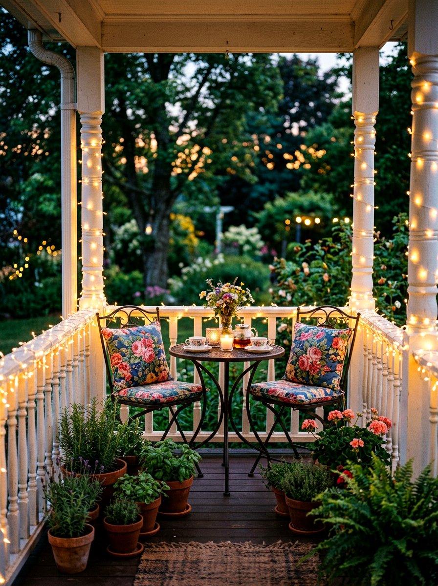 Fairy Light - 25 Spring Porch Lighting Ideas
