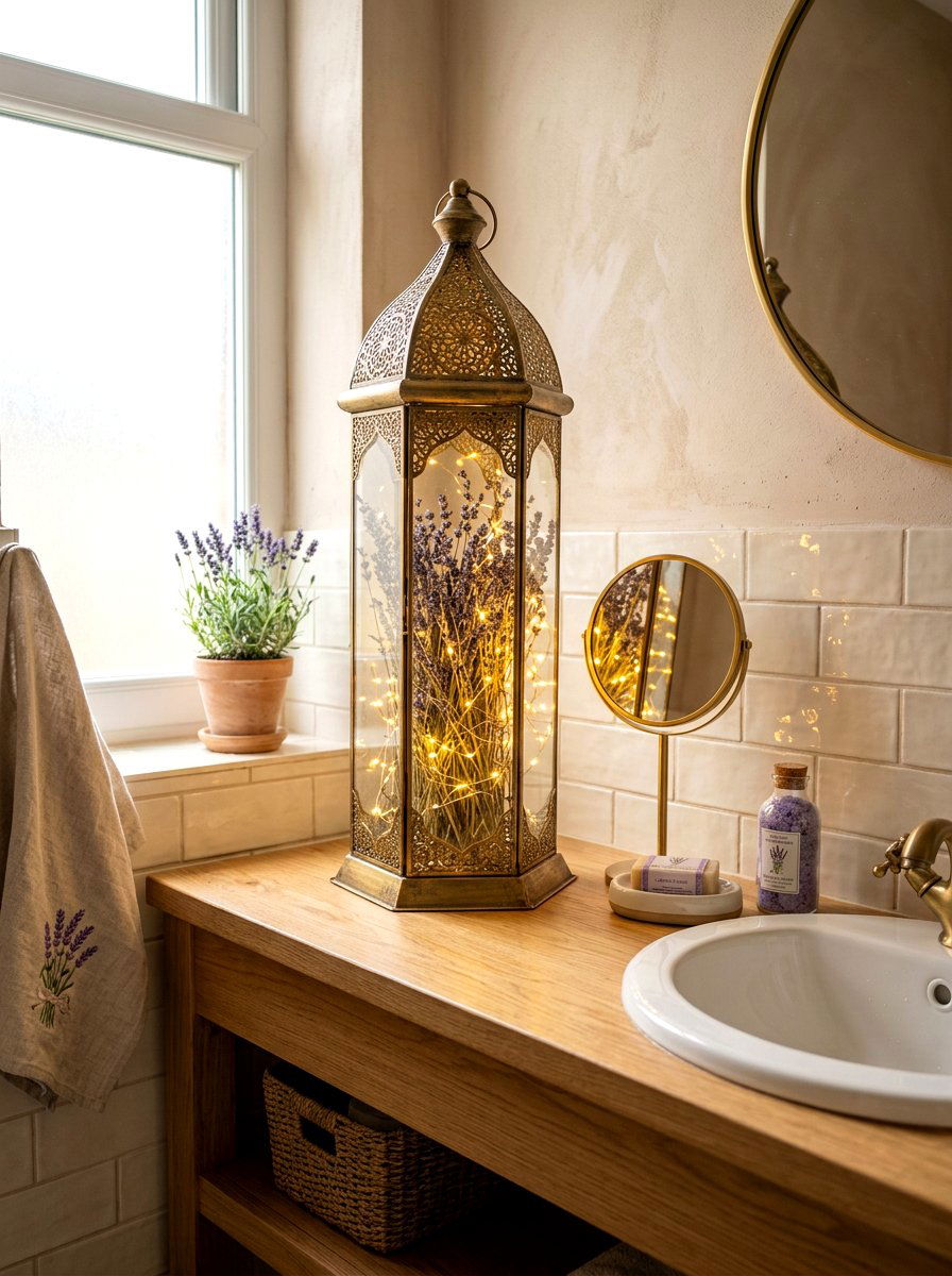 Fairy Lights And Lavender - 25 Spring Lantern Filler Ideas