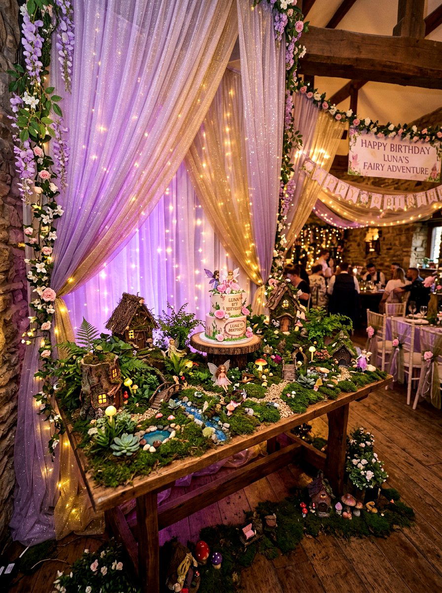 Fairy garden birthday - 25 Spring First Birthday Decor Ideas