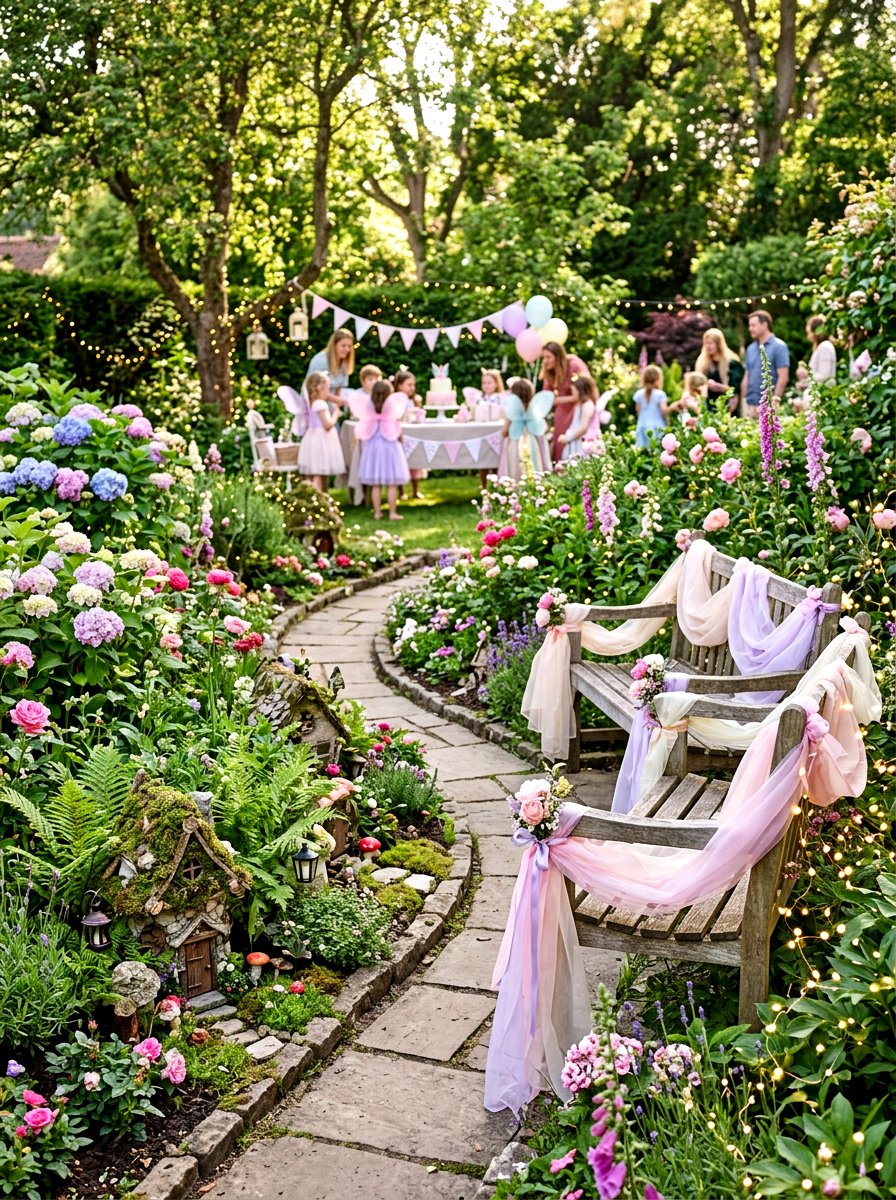 Fairy garden birthday - 25 Spring Birthday Party Decor Ideas