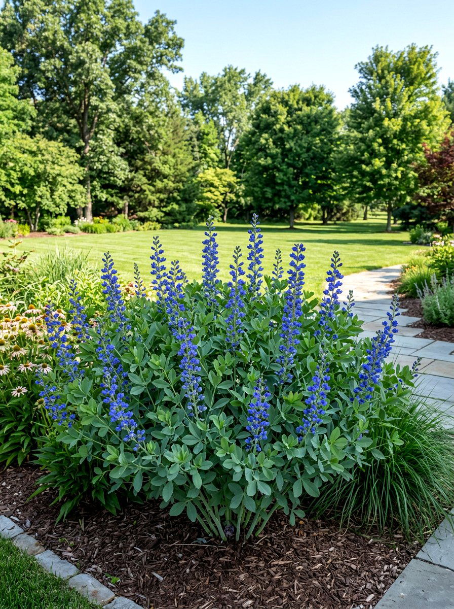 False Indigo Perennial Shrub - 25 Spring Perennial Garden Ideas