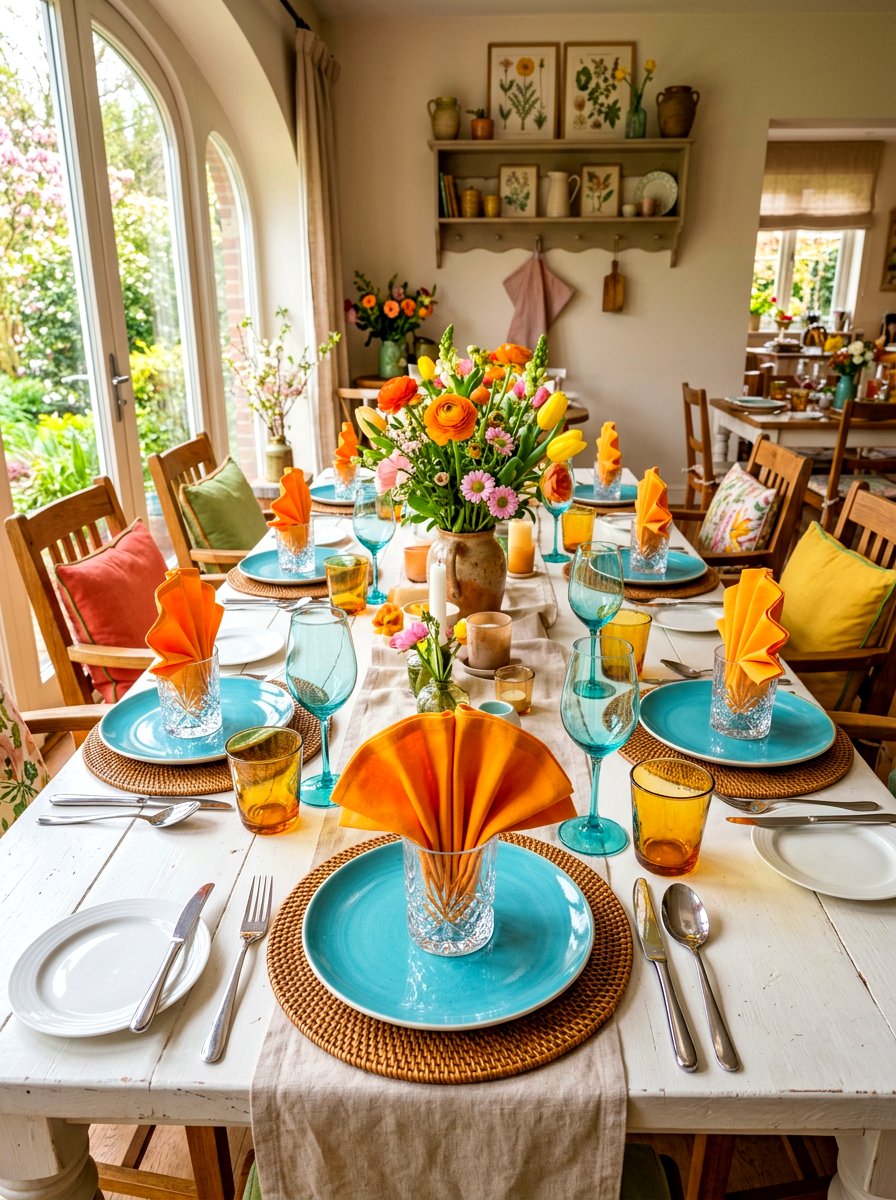 Fan Napkin - 25 Spring Napkin Folding Ideas