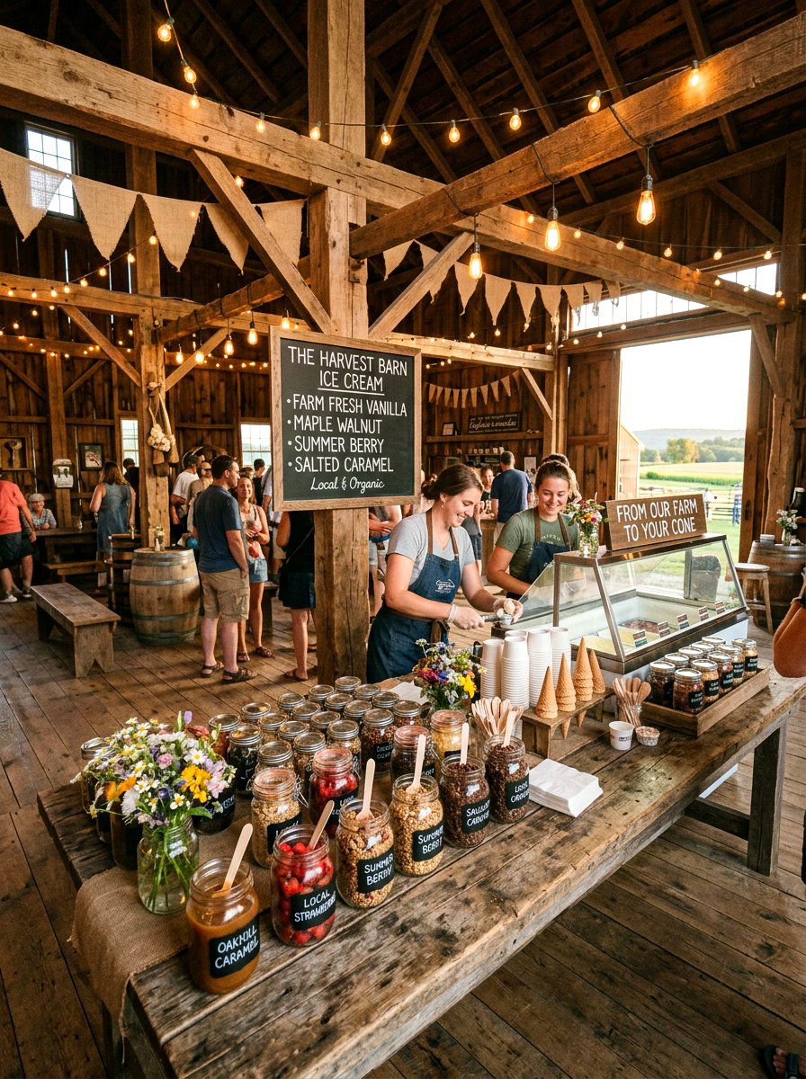 Farm To Table Ice Cream - 25 Spring Ice Cream Social Decor Ideas