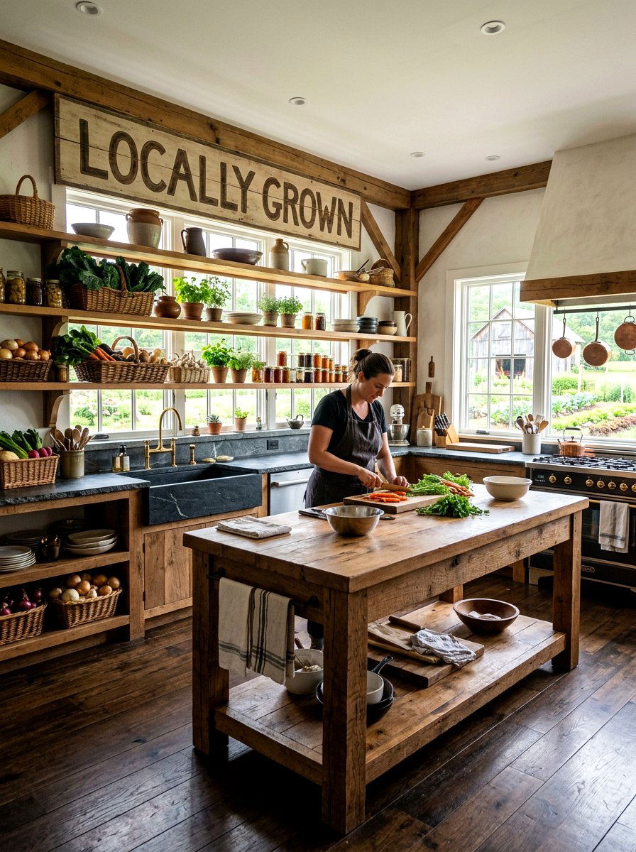 Farm To Table Kitchen - 25 Spring Kitchen Sign Ideas