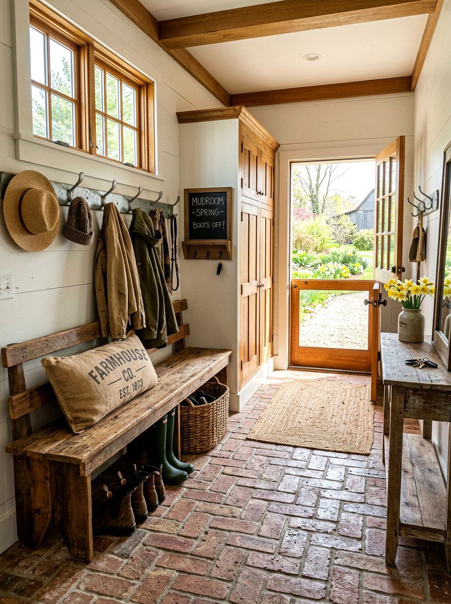 Farmhouse Burlap Lumbar Pillow - 25 Spring Lumbar Pillow Ideas