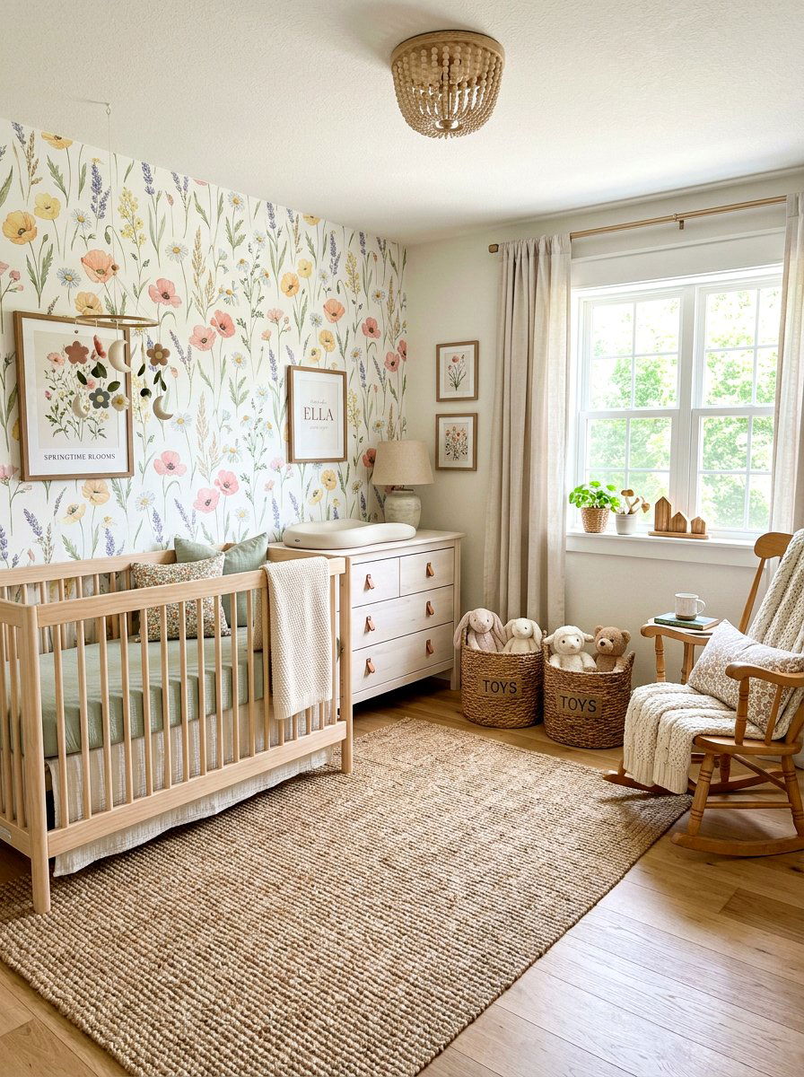 Farmhouse Nursery Spring Theme - 25 Spring Farmhouse Decor Ideas