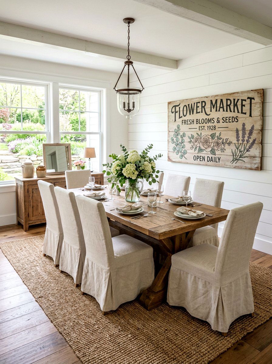 Farmhouse Spring Sign - 25 Spring Sign Decor Ideas