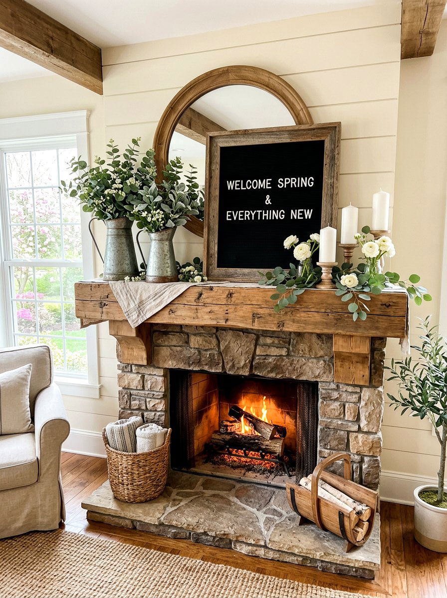 Farmhouse Spring Style - 25 Spring Letter Board Ideas