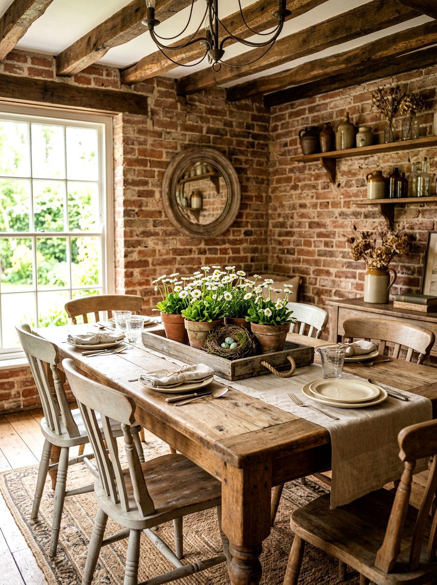 Farmhouse Spring Tray - 25 Spring Decorative Tray Ideas