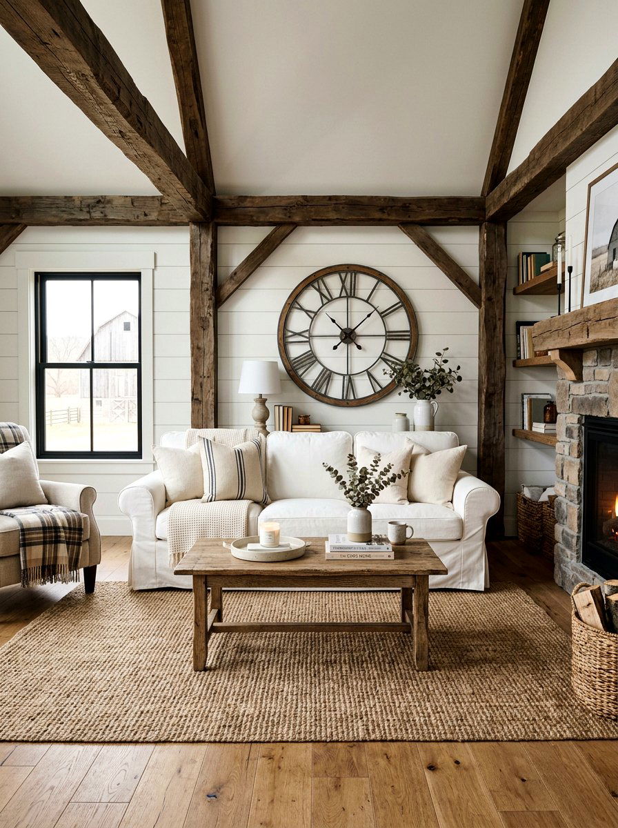 Farmhouse Striped Linen Pillow - 25 Spring Throw Pillow Ideas