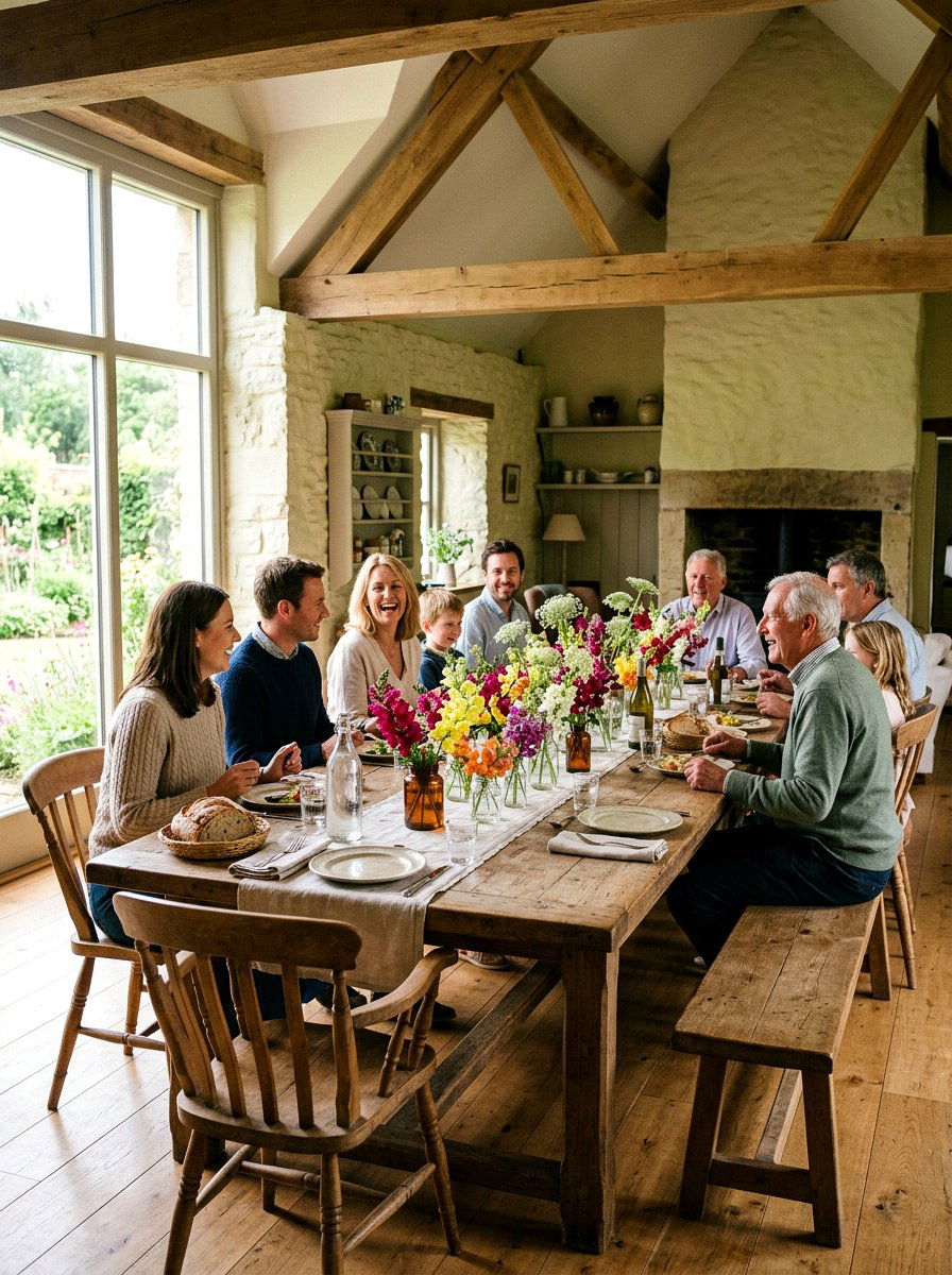 Farmhouse Table Snapdragon - 25 Spring Snapdragon Arrangement Ideas