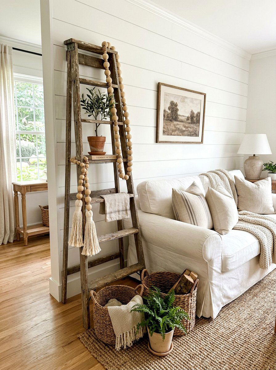 Farmhouse Wood Bead Tassel - 25 Spring Tassel Garland Ideas