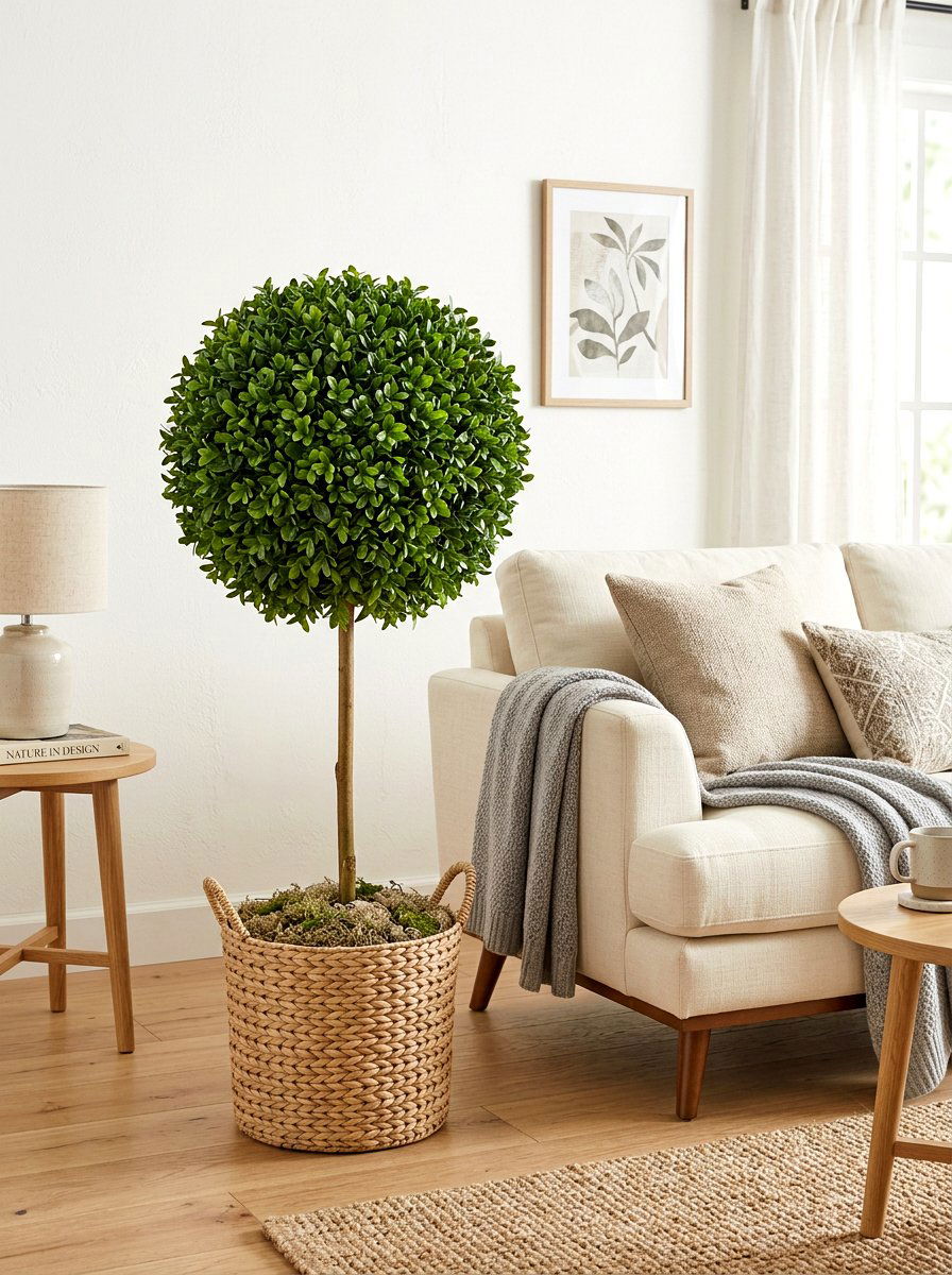 Faux Boxwood Topiary For Living Room - 25 Spring Boxwood Topiary Ideas