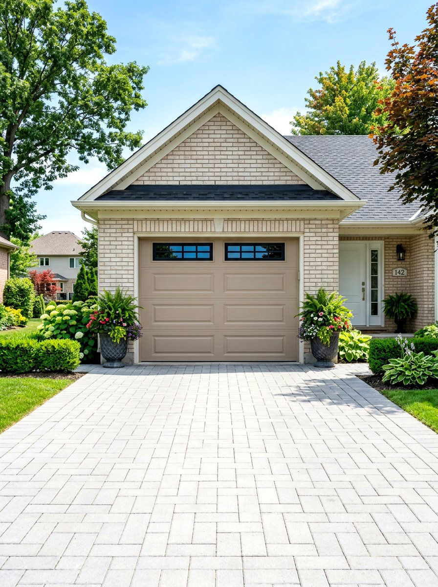 Faux Garage Door Window - 25 Spring Garage Door Decor Ideas