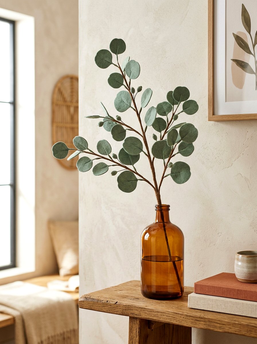 Felt Eucalyptus Stem - 25 Spring Felt Flower Ideas