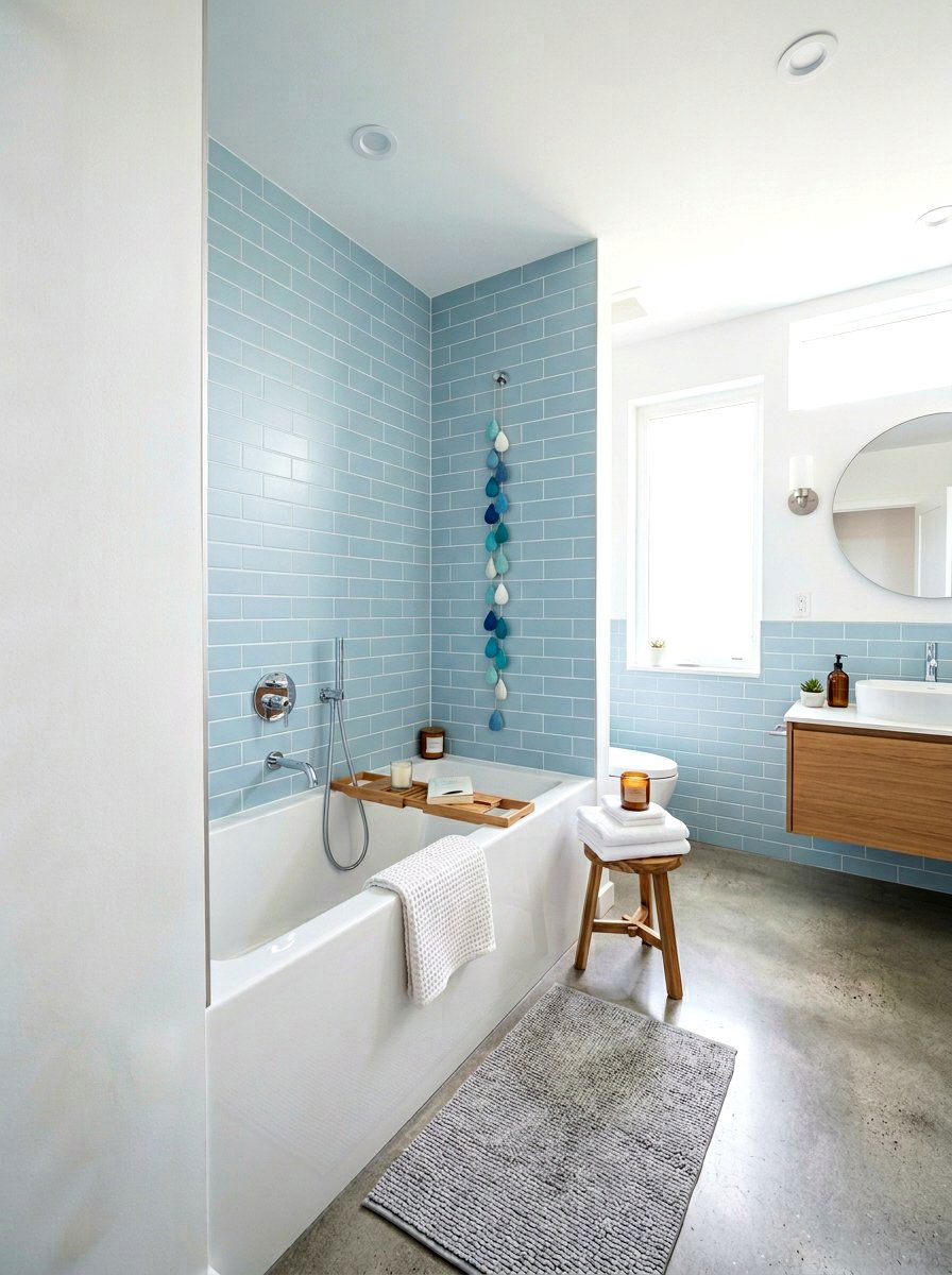 Felt Raindrop Garland - 25 Spring Felt Garland Ideas